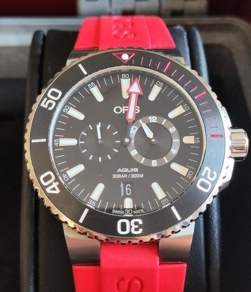 T.K. Oris Regulateur "Der Meistertaucher" Titanium van 2022., Handtassen en Accessoires, Overige Accessoires, Gebruikt, Ophalen of Verzenden