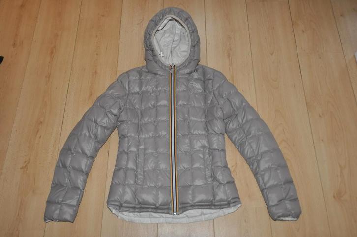 Doudoune taupe K-Way Lily thermo plus t.S, Kleding | Dames, Jassen | Winter, Gedragen, Maat 36 (S), Beige, Ophalen of Verzenden