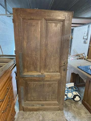Ancienne porte intérieure en chêne massif, Enlèvement