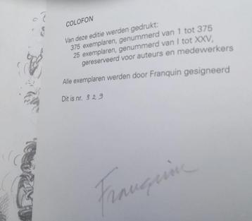1955/1959 ton en tinneke genummerd , handtekening Franquin 