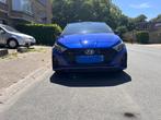 Te koop: Hyundai i20 N Line - 1.0 T-GDi 120ch, Auto's, Automaat, Stof, Blauw, Blauw