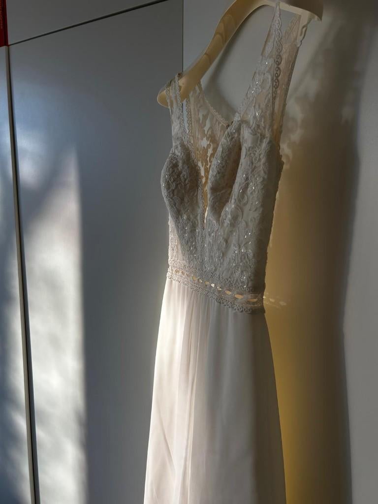 Trouwkleed, Trouwjurk, Wit, Zo goed als nieuw, Ophalen