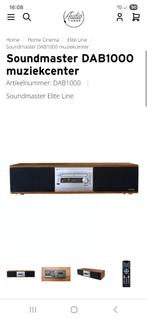 DAB radio met CD speler DAB1000 Soundmaster, Audio, Tv en Foto, Radio's, Ophalen, Zo goed als nieuw, Radio