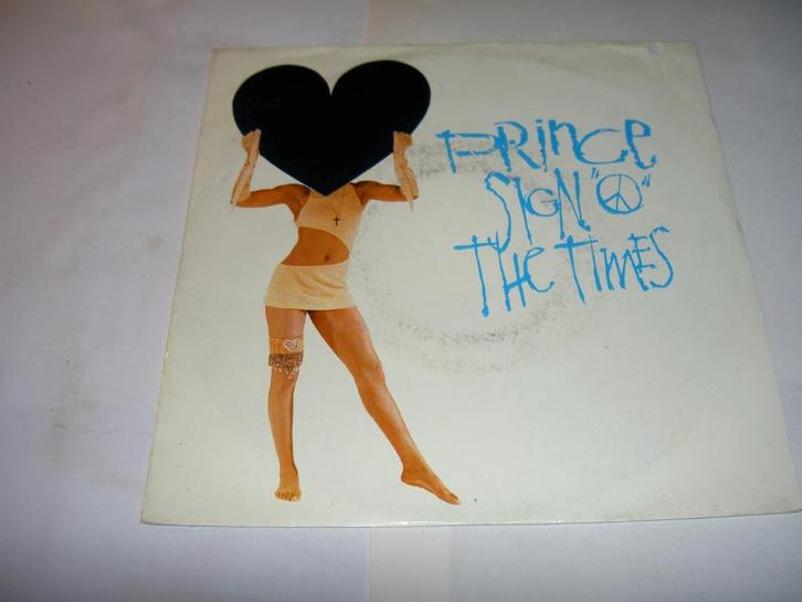 Single Prince – Sign "O" The Times, Cd's en Dvd's, Vinyl Singles, Gebruikt, Single, Ophalen of Verzenden