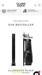 Twee Clubsdock zwarte ophangsystemen golfzak, Enlèvement, Neuf, Autres types, Autres marques