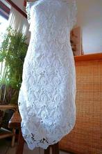 vintage verfijnd gedetailleerd puur witte jurk, Enlèvement ou Envoi, Taille 36 (S), Ivivi, Porté