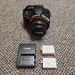 Canon EOS 500D + extra batterij, Audio, Tv en Foto, Fotocamera's Digitaal, Ophalen of Verzenden, Zo goed als nieuw, Canon