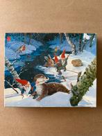 MB puzzel ‘kabouters in de sneeuw’ 200 stukjes, Ophalen of Verzenden, Meer dan 50 stukjes, Gebruikt, 6 jaar of ouder