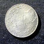 50 cent 1911 VL, Albert I, Postzegels en Munten, Munten | België, Verzenden, Zilver, Losse munt, Zilver