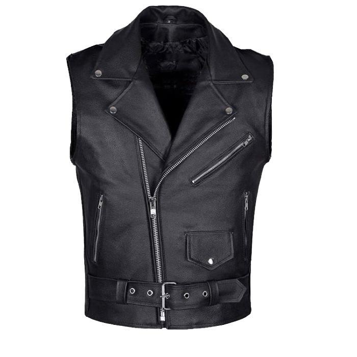 Gilet de moto en cuir neuf, Motos, Vêtements | Vêtements de moto, Manteau | cuir, Femmes, Hommes, Enfants, Neuf, avec ticket, Enlèvement ou Envoi