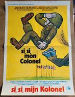 Oude filmposter: Si, si, mon Colonel (1973), Ophalen of Verzenden, Gebruikt, Film, Poster