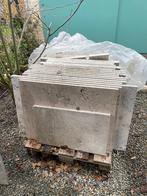 natuursteen tegels, Travertijn, Jardin & Terrasse, Pavé & Dalles, Neuf, Tuiles de terrasse, 5 à 10 m², Enlèvement