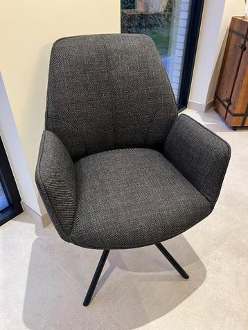 Eetkamerstoelen, Maison & Meubles, Chaises, Gris, Comme neuf, Enlèvement, Cinq, Six Chaises ou plus