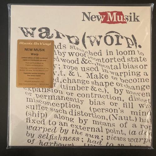 2LP New Musik - Warp (Limited Edition - Coloured Vinyl) New, Cd's en Dvd's, Vinyl | Pop, Nieuw in verpakking, 1980 tot 2000, 12 inch