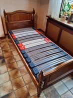 Bed 1 persoon, 90 cm, 210 cm, Une personne, Brun