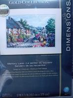 Borduurpakket Memory Lane van Dimensions Gold, Hobby en Vrije tijd, Verzenden, Nieuw, Borduurpakket