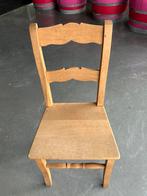 Stoel eiken, Huis en Inrichting, Stoelen, Ophalen, Gebruikt, Bruin, Klassiek