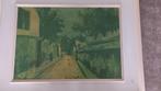 Schilderij gesigneerd Maurice Utrillo, Antiek en Kunst, Ophalen of Verzenden