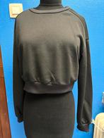 Sweat court noir longues manches femmes Shein XS comme neuf, Enlèvement ou Envoi, Comme neuf, Noir