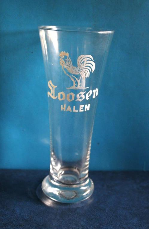 Zeldzame fluitjespint ~~ Loosen Halen ~~, Collections, Verres & Petits Verres, Utilisé, Verre à bière, Enlèvement ou Envoi