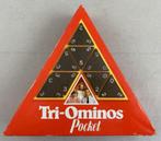 Triominos Pocket Tri-Ominos spel compleet Goliath reisspel, Hobby en Vrije tijd, Reisspel, Gebruikt, Ophalen of Verzenden