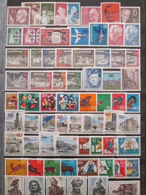 Bundespost Berlin + 125 ongestempelde 1960-1970, Postzegels en Munten, Postzegels | Europa | Duitsland, Postfris, BRD, Ophalen