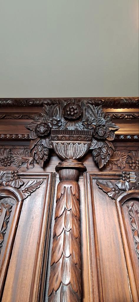 Mooie kledingkast, garderobe of kledingkast, Antiek en Kunst, Antiek | Meubels | Kasten, Ophalen of Verzenden