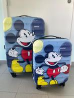 Koffers Mickey Mouse Samsonite, Comme neuf, Poignée extensible, Enlèvement, Plastique dur