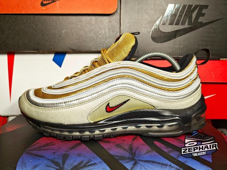 Nike Air Max 97 'Metallic Pack' EU42.5 2018, Kleding | Heren, Schoenen, Gedragen, Sneakers, Zwart, Ophalen of Verzenden