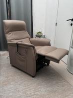Elektrische relaxzetel met sta op functie, 2 motoren, leder!, Ophalen, Zo goed als nieuw, Leer, Relaxzetel fauteuil relax zetel relaxfauteuil relaxstoel relax