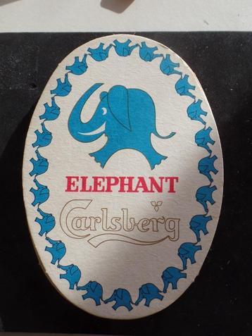 bierviltjes van Elephant / Carlsberg, Enlèvement ou Envoi, Neuf, Sous-bock