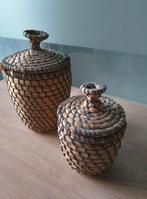 Mandjes, Osier, Rond, Comme neuf, Enlèvement