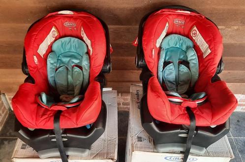 2 x Graco Tri Logic S HP autostoelen + babyboum wikkelsets, Kinderen en Baby's, Autostoeltjes, Gebruikt, Graco, 0 t/m 13 kg, Overige methoden