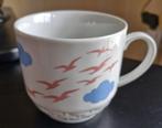 Koffiemok - print vogels/lucht - hoogte 8.5 cm - NIEUW, Verzenden, Nieuw, Kop(pen) en/of Schotel(s)