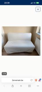 Canapé-lit IKEA LYCKSELE 2 places – Housse Ransta naturel, Maison & Meubles, 150 cm ou plus, Moins de 150 cm, Banc droit, Comme neuf