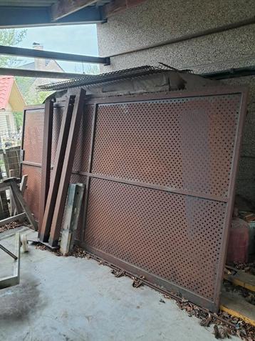 Metalen poort nieuw 1m80 x 3m, Doe-het-zelf en Bouw, Metalen, Ophalen
