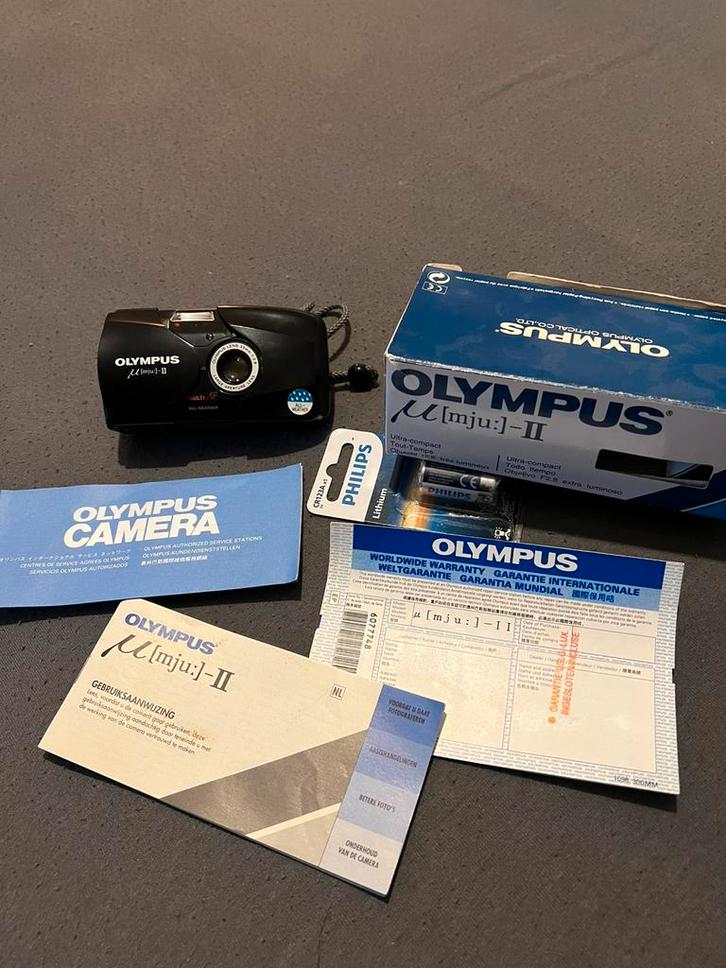 Olympus Mju-ll Mint condition with og box, Audio, Tv en Foto, Fotocamera's Analoog, Compact, Olympus, Ophalen