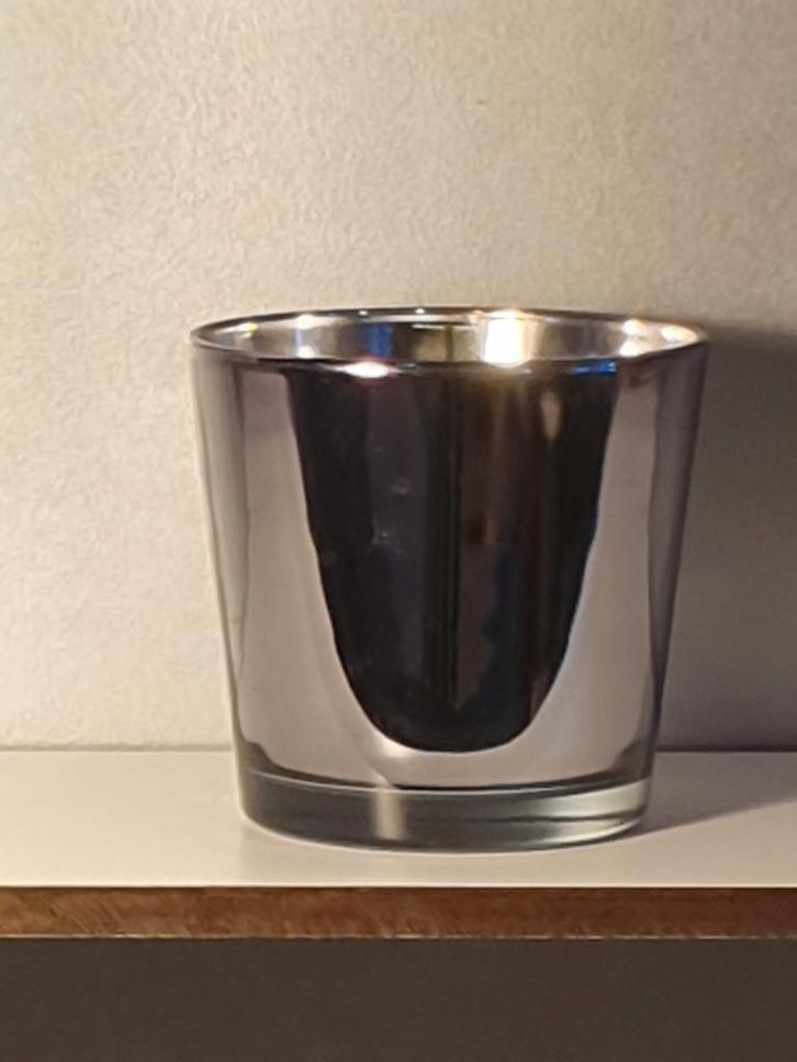 Cache-pot en verre mercurise, Jardin & Terrasse, Pots de fleurs, Enlèvement