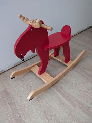 Houten schommelpaard IKEA (rendier), Enlèvement, Comme neuf