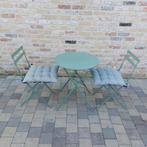 Ensemble de 2 chaises de jardin + table (coussins de siège i, Jardin & Terrasse, Enlèvement, Utilisé, Salons de jardin