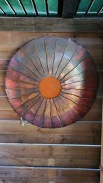 Grote hand geklopte koperen lamp, Ophalen