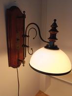 Wandlamp, Huis en Inrichting, Lampen | Wandlampen, Ophalen, Zo goed als nieuw, Glas, Klassiek