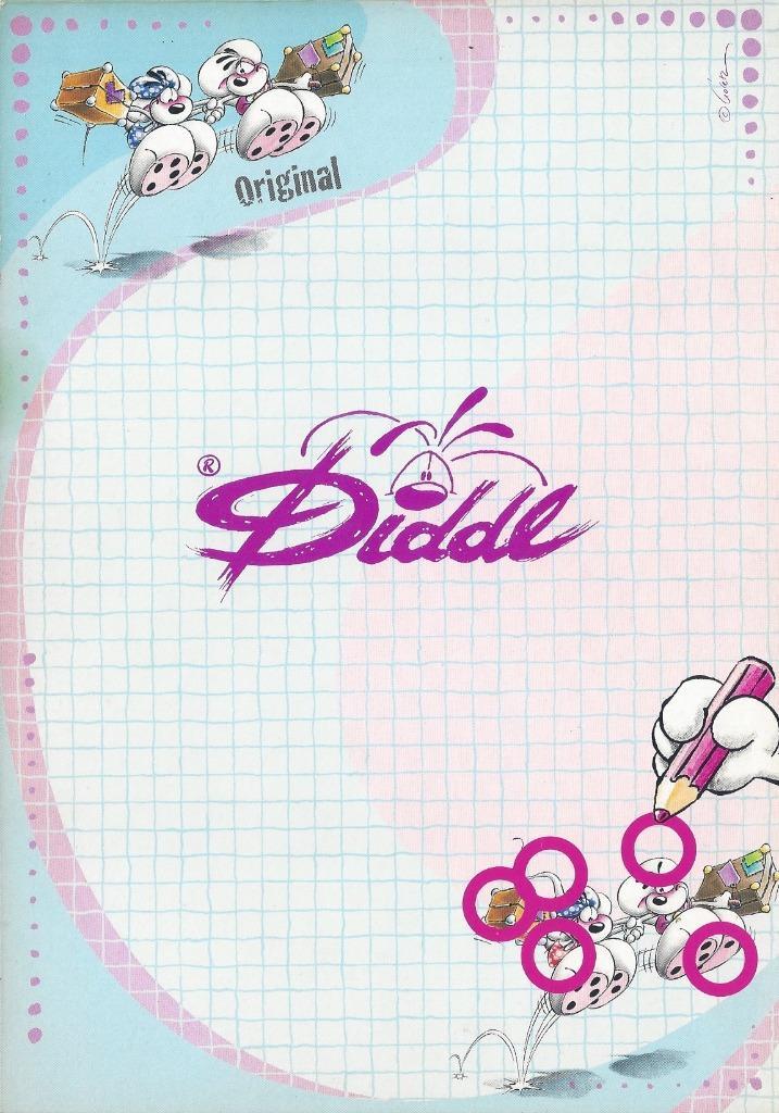 Diddl A5 nr 421 t.e.m. 432 – Voorkant kaft + origineel blad., Verzamelen, Diddl, Nieuw, Papier, Kaart of Schrift, Diddl, Ophalen of Verzenden