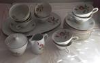 koffieservies met roze bloemen, Ophalen of Verzenden