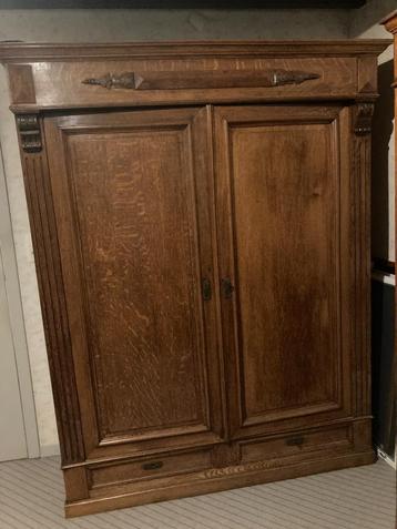 Armoire lingère ou penderie, Avec tiroir(s), Ancien, 25 à 50 cm, 100 à 150 cm