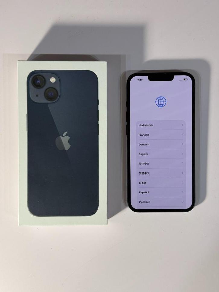 iPhone 13 128GB, Telecommunicatie, Mobiele telefoons | Apple iPhone, Zo goed als nieuw, 128 GB, Zonder abonnement, Zonder simlock