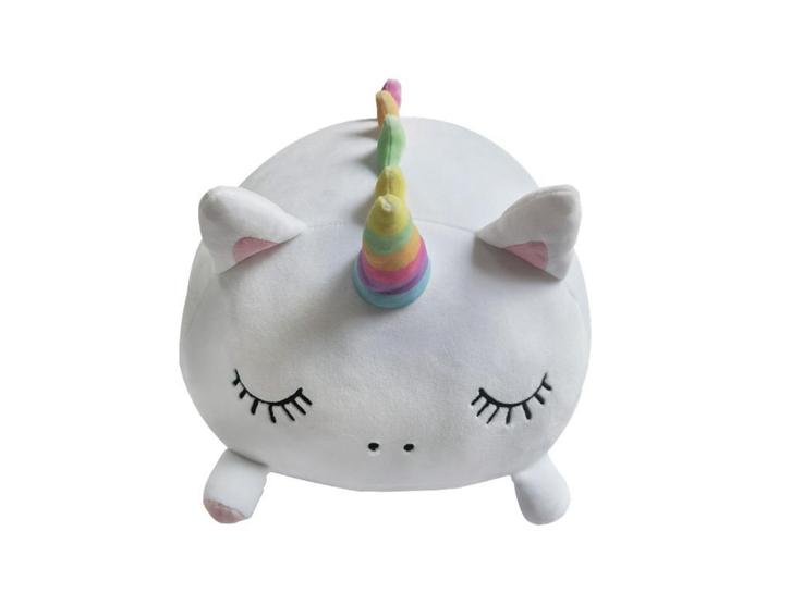 I-Total Kussentje Eenhoorn-Unicorn wit kinderkussentje, Huis en Inrichting, Woonaccessoires | Kussens, Nieuw, Wit, Overige vormen