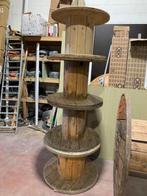 Kabelhaspel/houten bobijnen, Ophalen