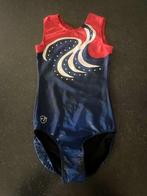 Blauw rood turnpak - TT Gymnastics - maat 152, Sport en Fitness, Turnen, Blauw, Ophalen of Verzenden, Zo goed als nieuw, Turnpak(je)