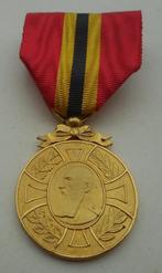 BELGIQUE: MEDAILLE COMMEMORATIVE DU REGNE DE LII + DIPLOME, Verzenden, Landmacht, Lintje, Medaille of Wings